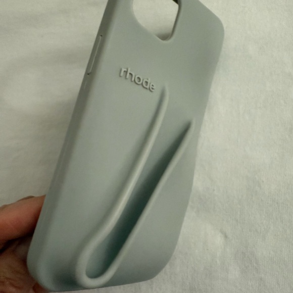 White iPhone 13 Case with Lip Balm Holder - Picture 4 of 5